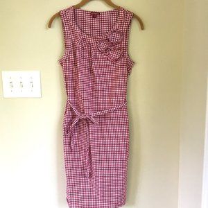 Merona Red Gingham Sleeveless Dress